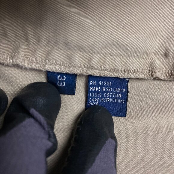 Vintage Polo Ralph Lauren Shorts Men's 33 Khaki Tan Chino Cargo - Picture 9 of 14